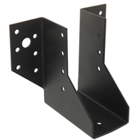 Sabot à ailes extérieures SAEPB - Finition noire - largeur 46 mm hauteur 102 mm épaisseur 2 mm