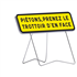 JH 1000X300 T1 PIETONS PRENEZ ... EN FACE PIED LYONNAIS