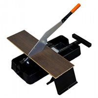 Guillotine Straticut coupe parquet stratifié 230 mm avec tréteau et collecteur