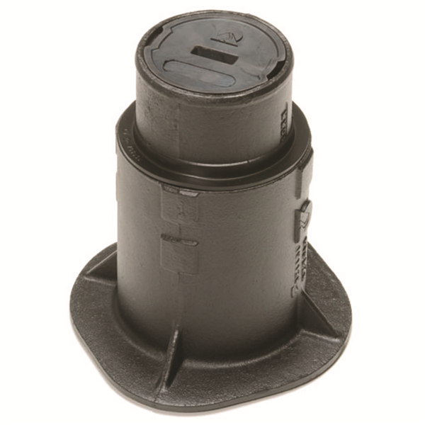 BOUCHE A CLE REHAUSSABLE RONDE BOUCHON FONTE ANTI-SUCCION