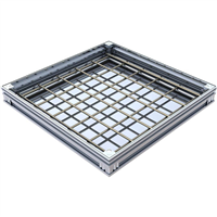 TRAPPE ACO UNIFACE ALUMINIUM 500X500MM H70MM M125 / 600KN