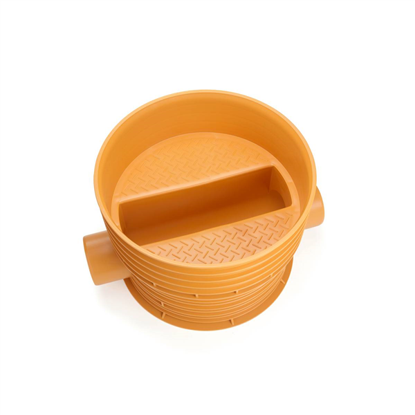 Elément de fond INJECTE POUR  AWANTGARD PP DN 600/200 Té 90°/270°
