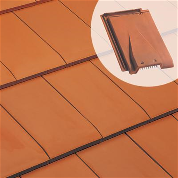 Tuile chatière en terre cuite - HP 10 Huguenot - Rouge