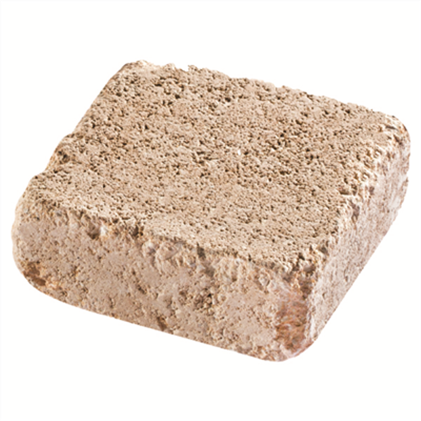 Pavé béton décoratif vieilli - Médiéval - Flammé - 16 CM x 16 CM - 60 MM