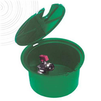 BOUCHE D'ARROSAGE CARREE SABLE AVEC VANNE 1/4 TOUR M/F 3/4''