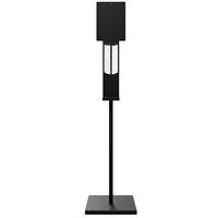 Distributeur automatique de gel hydroalcoolique sur pied - Sanimains Rossignol - Gris Manganèse