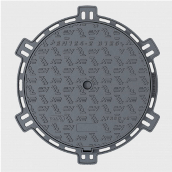 Regard de trottoir cadre rond B125 Dia800