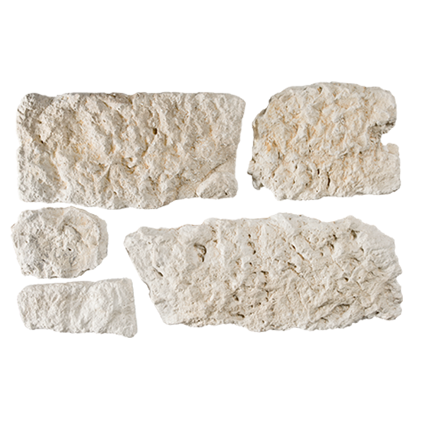 Plaquette de parement mural pierre reconstituée - Manoir - ton Pierre - épaisseur 2,00 CM