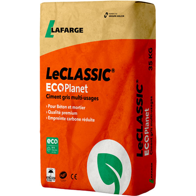 Ciment Le Classic ECOPlanet 32,5R CE NF - Lafarge - en sac Protect de 35 KG