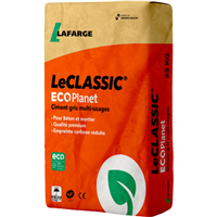 Ciment Le Classic ECOPlanet 32,5R CE NF - Lafarge - en sac Protect de 35 KG