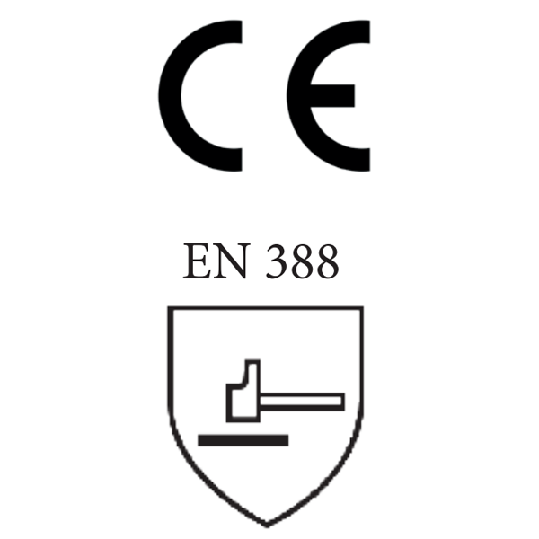 Gant anti-abrasion Obra avec enduction nitrile sur paume et bout de doigts taille 9