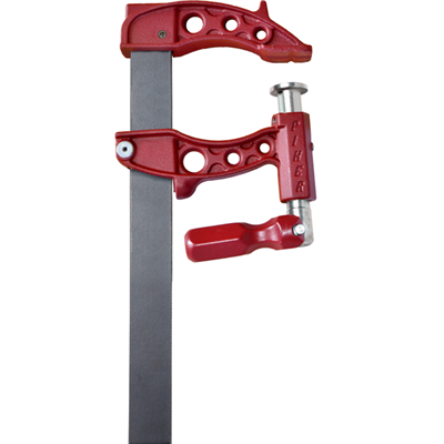 Serre-joint Piher Maxipress modèle F - Force de serrage 900 kg - Saillie 12 cm - Longueur 80 cm