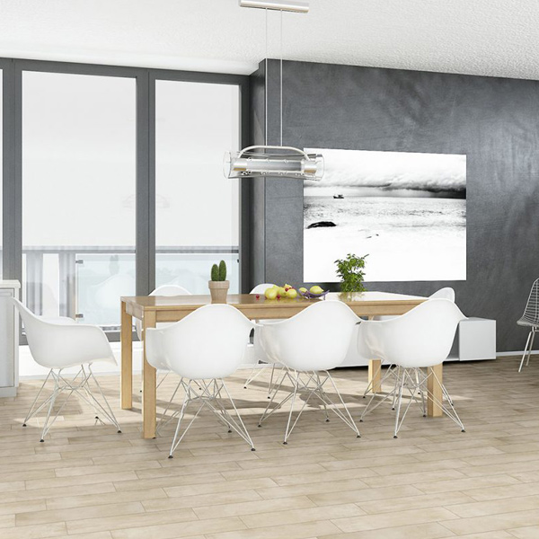 Carrelage de sol intérieur effet bois Shabby Wood - grès cérame émaillé Tortora - 60 CM x 15 CM - épaisseur 8 MM