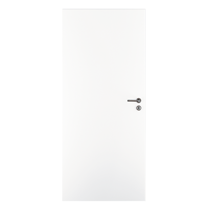 Porte d'intérieur lisse blanc Polar - sens d'ouverture Main droite - 203.6 CM x 83 CM