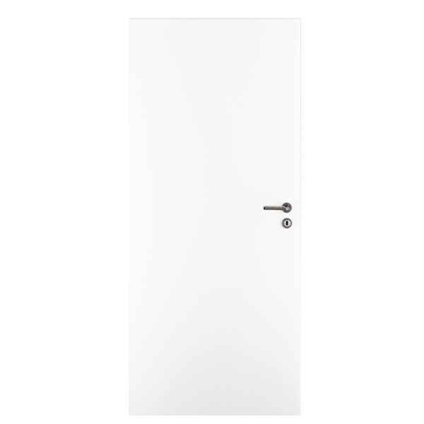 Porte d'intérieur lisse blanc Polar - sens d'ouverture Main droite - 203.6 CM x 83 CM