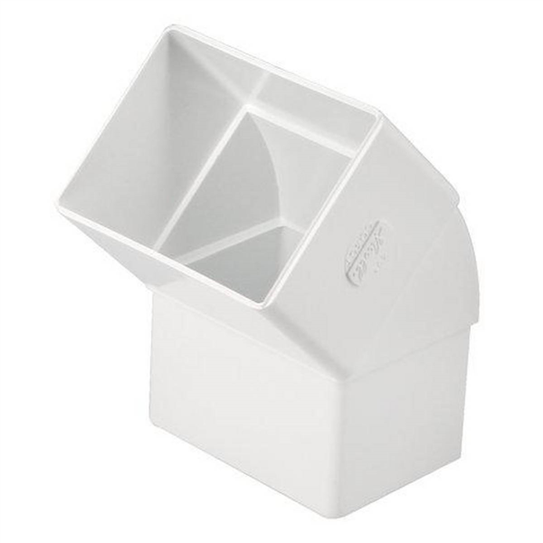 COUDE MF 45' POUR PROFILE 73X100 BLANC