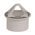 Piquage de sortie verticale Nicoll NPC50 pour caniveau Connecto Kenadrain - PVC gris clair - diamètre 50 mm