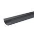 Gouttière demi-ronde à ourlet en zinc Anthra-Zinc VMZINC - Sans pince - 333 MM - ép. 0,65 MM - 4 M