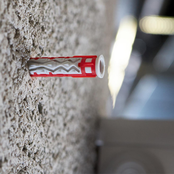 Cheville bi-matière universelle avec vis tête plate - Colortech - 6,0 MM x 35,0 MM - 250 pièces