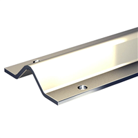 Rail à visser Mantion pour gorge triangulaire - Longueur 3 mètres - Acier galvanisé