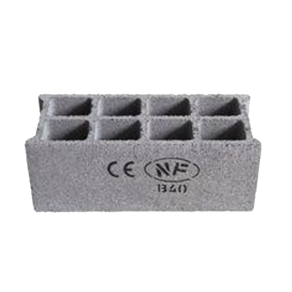 Bloc béton creux - NF - B40 - 500 MM x 200 MM x 250 MM