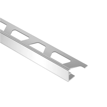 Baguette finition carrelage - protection et décoration des chants - Schlüter Schiene - Aluminium  - Haut. 10,0 MM x Long. 2,50 M