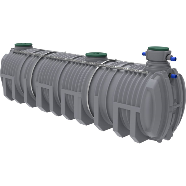 Cuve de récupération d'eau de pluie enterrée PEHD MILLEN'EAU PLUVIALE - 25000,0 ltr