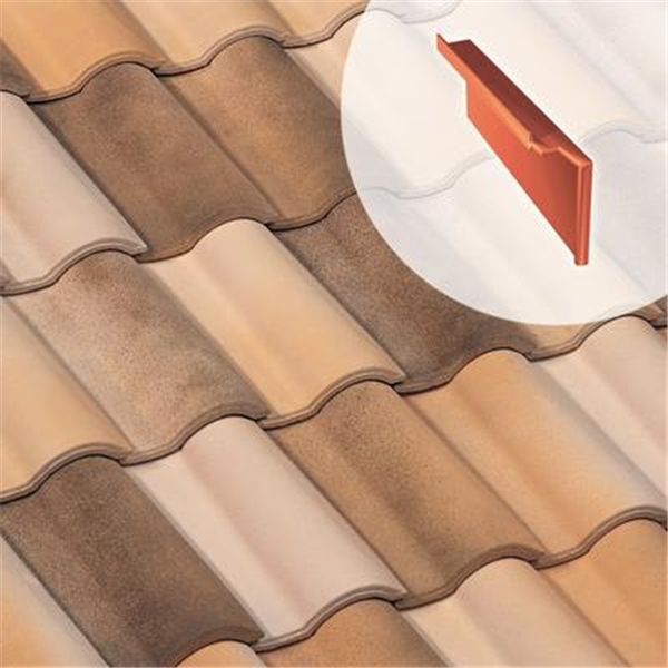 Tuile de rive à rabat droite - Gallo Romane (GL032) - Valmagne Beige