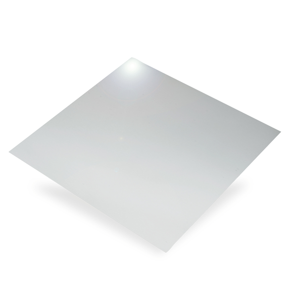 Plaque en Inox lisse - 500 x 500 mm - épaisseur 0.5 mm CQFD 2015-4468