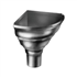 Cuvette d'angle demi-ronde en zinc