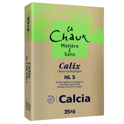 Chaux hydraulique Calix HL 5 Calcia - Sac de 35 kg