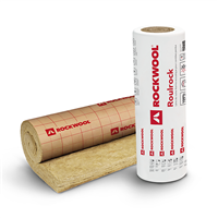 Rouleau laine de roche pour isolation comble perdu - Roulrock revêtu kraft perforé - 5,00 M x 1,20 M - Ép.100 MM - R = 2,50 m².K/W