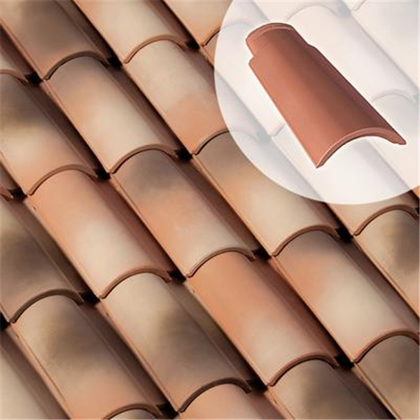 Demi-tuile en terre cuite Galléane 12 - Silvacane littoral