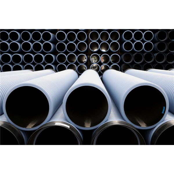 TUBE TUYAU PEHD ASSAINISSEMENT ANNELE CR8/SN8 D500 INTERIEUR NF (6M)