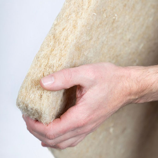 Panneau isolant acoustique en chanvre pour cloison intérieure - Biofib' Cloison - R -  1,20 M x 0,60 M - ép. 45 MM