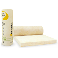 Rouleau laine de verre acoustique pour cloisons - Par Phonic Isover - R=1,10 m².K/W - 2 lés de 6,50 M x 0,60 M - ép. 45 MM