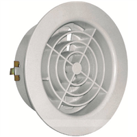 GRILLE RONDE D.100 SABLE/MOUSTIQUAIRE
