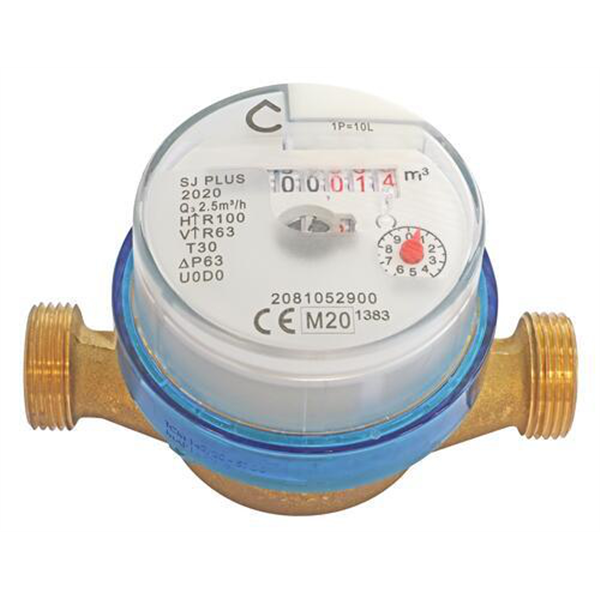 Compteur d'eau divisionnaire - Jet unique - Eau froide - Calibre 15 - M 3/4
