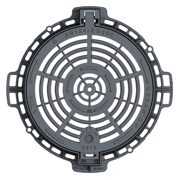 GRILLE FONTE NF D850 ARTICULE CADRE ROND D400 - EJ SOLO GR EQUIVALENT