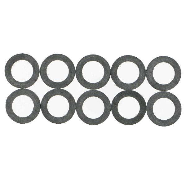 Joint plat en caoutchouc pour raccords d'arrosage diamètre 26 x 34 mm - Lot de 10