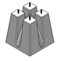 SOCLE CAND 5/7 ENTR 20 TIGES D24