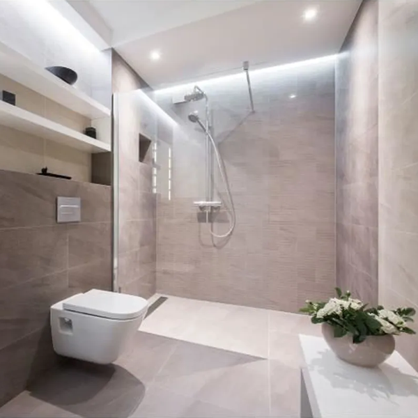 Receveur à carreler Monoboard Marmox RC 185100 MONO à caniveau - 185 CMx100 CM - épaisseur 4 CM