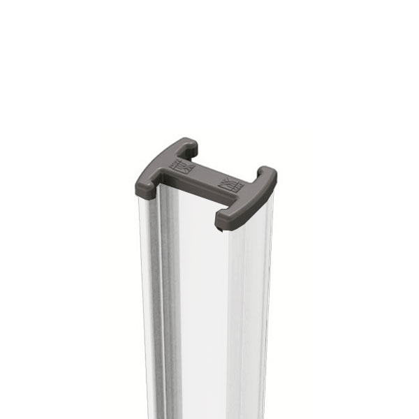 Chapeau pour poteau Easyclip Noir RAL 9005