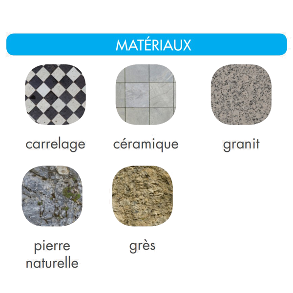 Foret diamant SX010N Raccord 6 pans - Carrelage céramique marbre - Ø 10 mm Longueur tube 40 mm