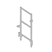 Garde-corps d'extrémité MDS Altrad Q143 pour échafaudage Aeris 45 - sécurité au montage - acier galvanisé