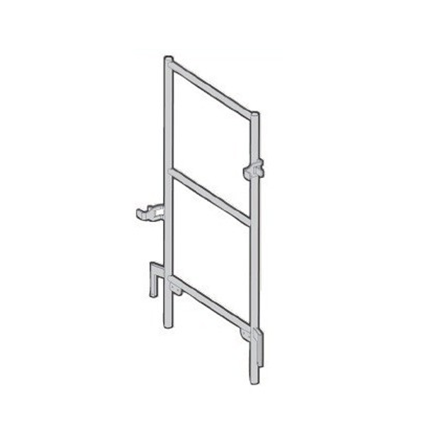 Garde-corps d'extrémité MDS Altrad Q143 pour échafaudage Aeris 45 - sécurité au montage - acier galvanisé