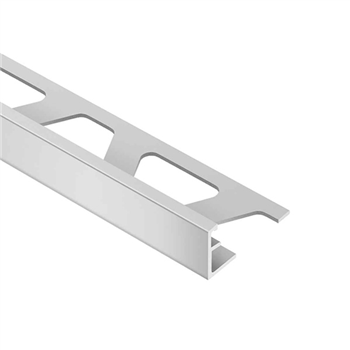 Baguette finition carrelage - protection et décoration des chants - Schlüter Schiene - Aluminium naturel mat - Haut. 8,0 MM x Long. 2,50 M