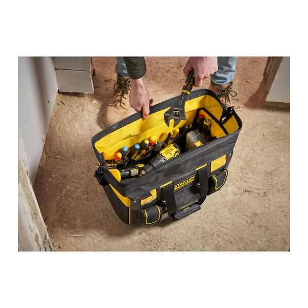 Sac à outils semi-rigide Stanley Fatmax avec bandoulière - 46 cm - capacité 20 kg