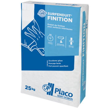 Enduit pelliculaire en poudre Surfenduit® Finition Placo® - Sac de 25 kg