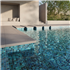 Mosaïque pour piscine en émaux de verre Gemma - Carreau de 2,5 x 2,5 cm - Trame de 49,5 x 31,2 cm - Kyanite